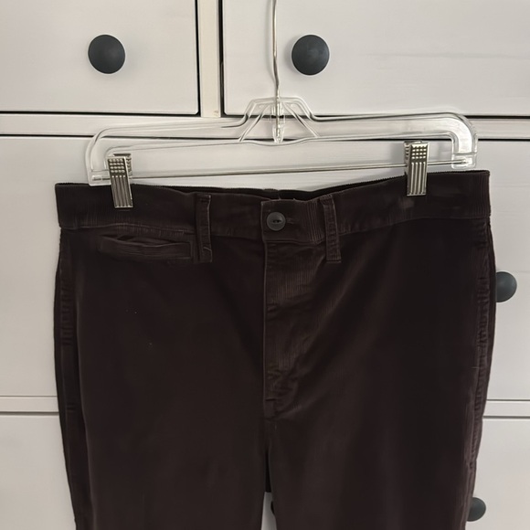 Madewell Dark Brown Flare Pants - Picture 2 of 8